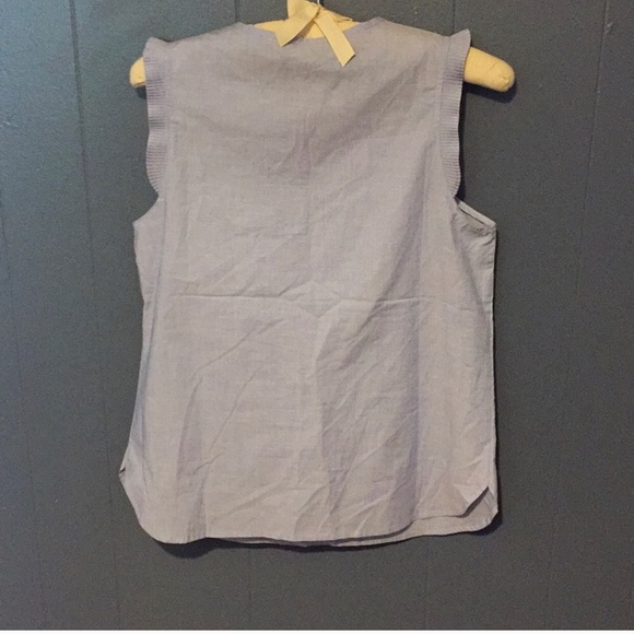 ❌ Sold NWOT J Crew Ruffle Tank - Picture 2 of 3